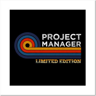 Funny Vintage Project Manager Design Project Management Procurement Architecture Humor Posters and Art